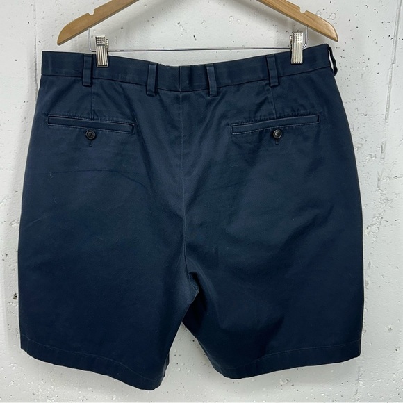 Brooks Brothers Men’s 38 Navy Light Weight Advantage Chino Flat Front Shorts - Picture 5 of 11